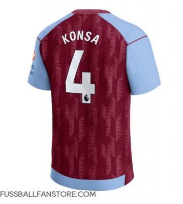 Aston Villa Ezri Konsa #4 Replik Heimtrikot 2023-24 Kurzarm